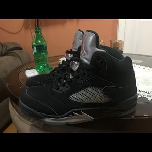Men Air Jordan Metallic 5’s
